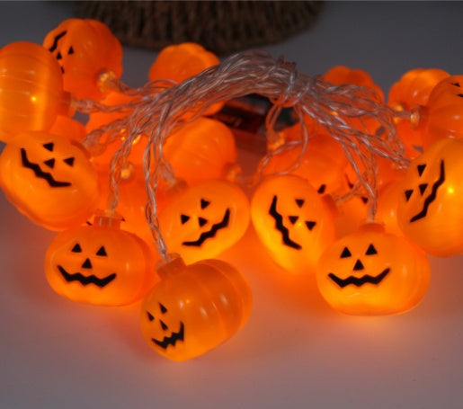 LED Pumpkin String Lights Halloween Fairy Lights Indoor Outdoor