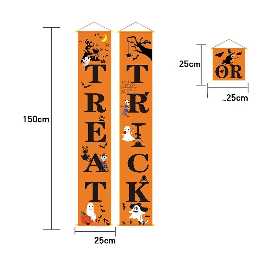 Halloween Decoration Outdoor Banner | Halloween Couplets