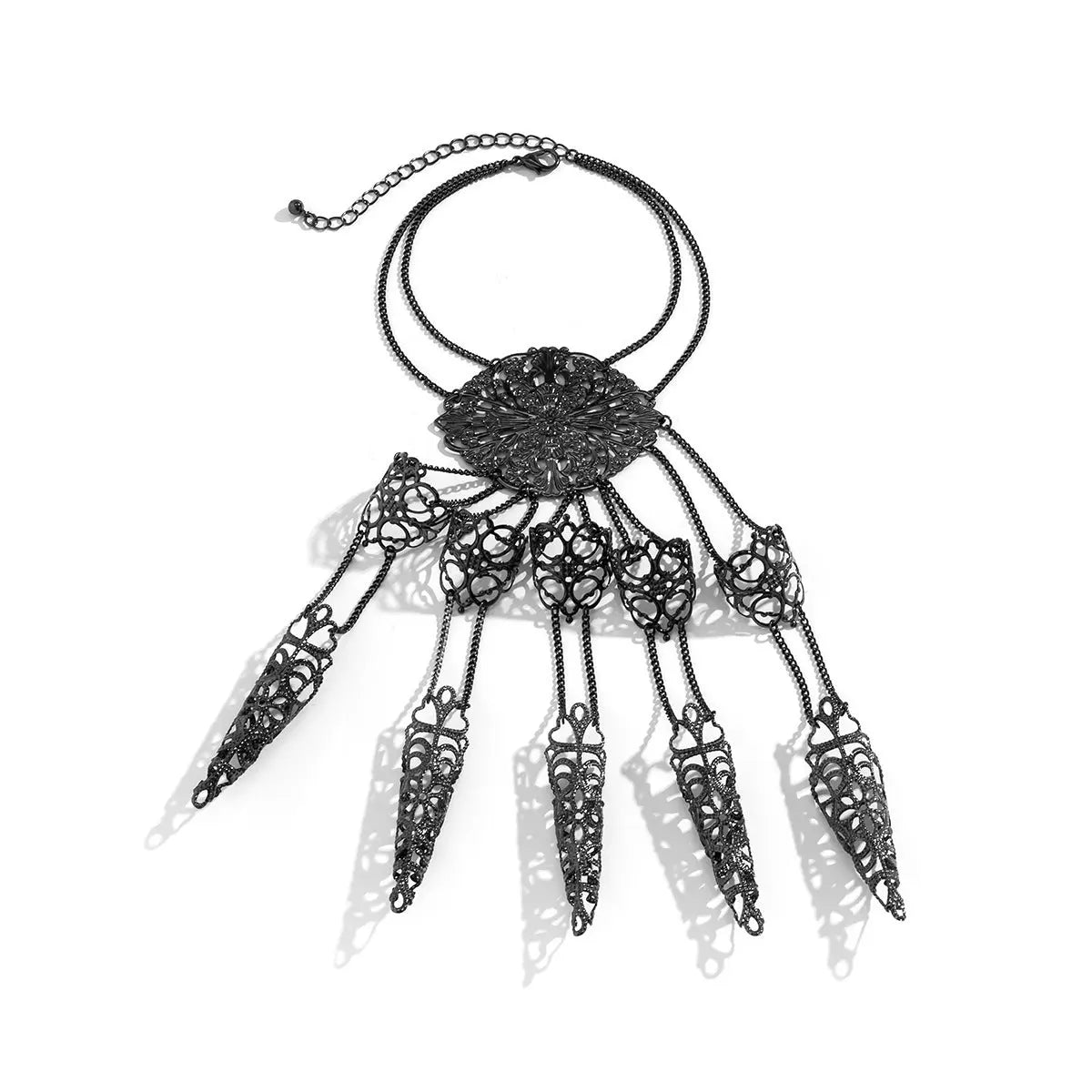 Halloween Taper Tassel Nail Back Chain | Women’s Nail Jewelry