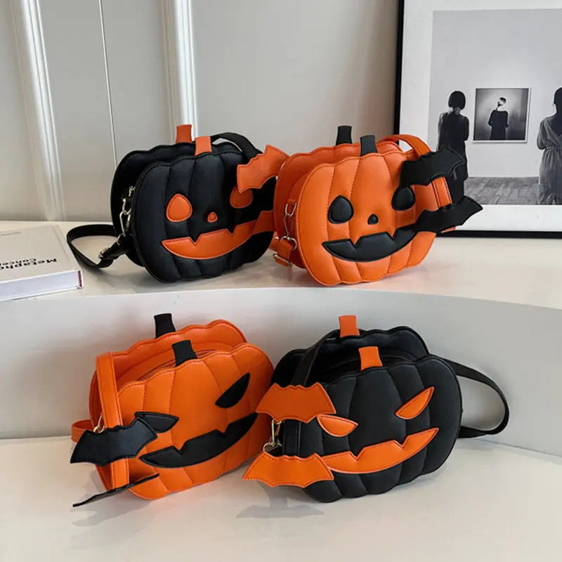 Halloween Bags Funny Pumpkin | Cartoon Shoulder Bag