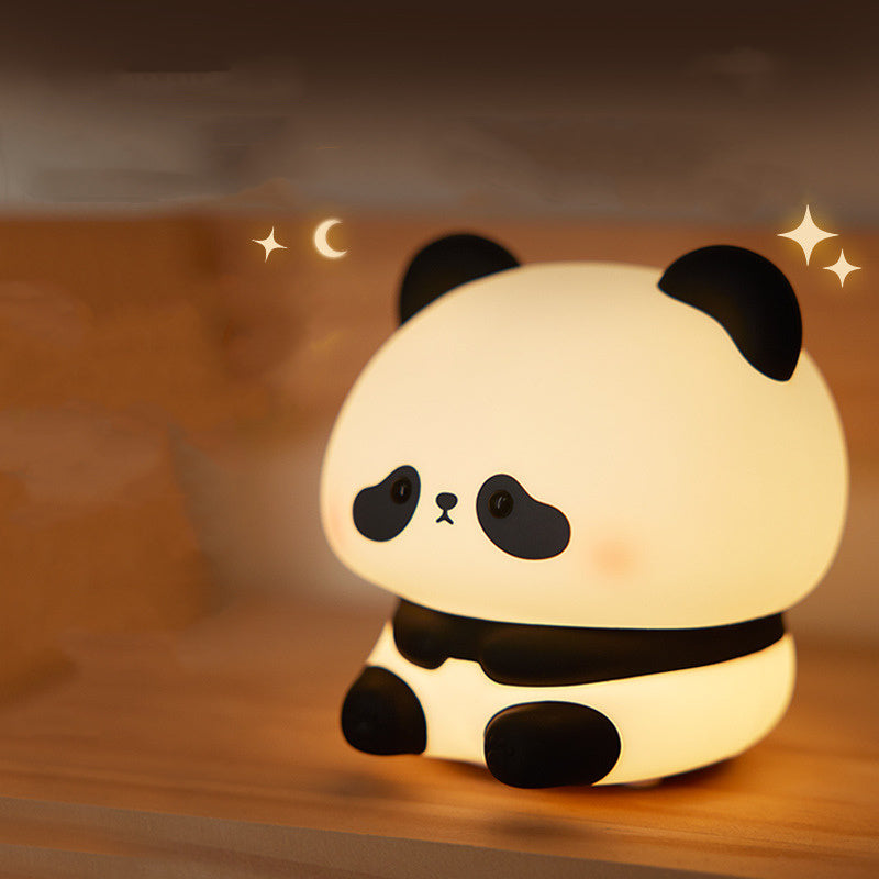Panda Night Lights For Kids | Rechargeable Silicone Lamp