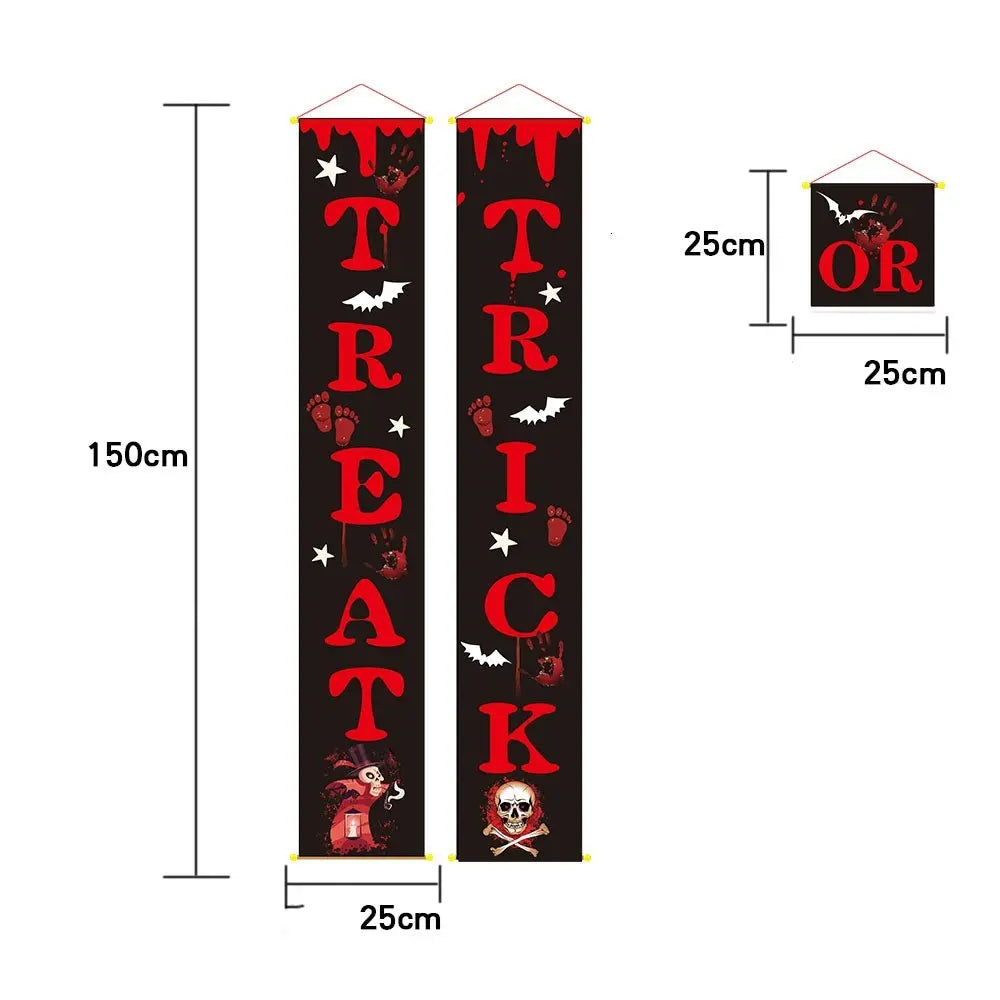 Halloween Decoration Outdoor Banner | Halloween Couplets