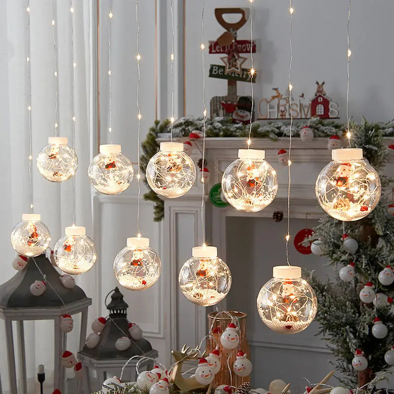 Window Decoration Christmas Light Room | LED Curtain Lamp