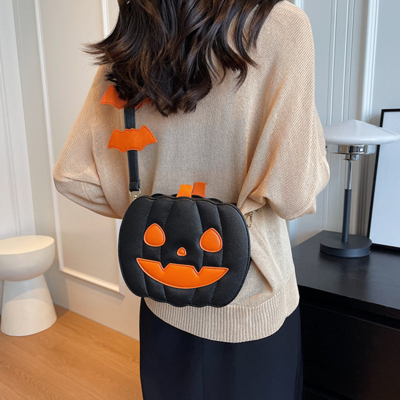 Halloween Bags Funny Pumpkin | Cartoon Shoulder Bag