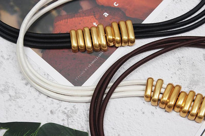 Versatile Metal Elastic Waistband Belt by Merchant Mona 