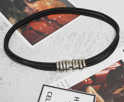 Versatile Metal Elastic Waistband Belt by Merchant Mona 