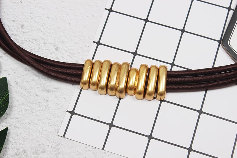 Versatile Metal Elastic Waistband Belt by Merchant Mona 