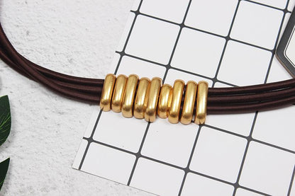 Versatile Metal Elastic Waistband Belt by Merchant Mona 