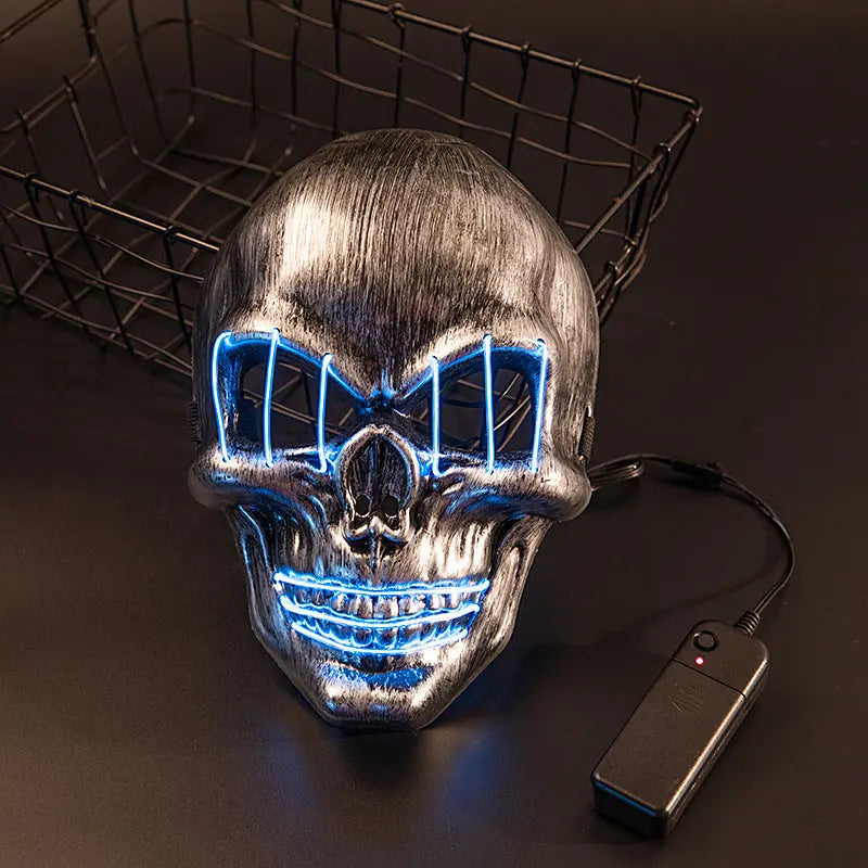 LED Halloween Face Mask | Light Up Spooky Party Mask