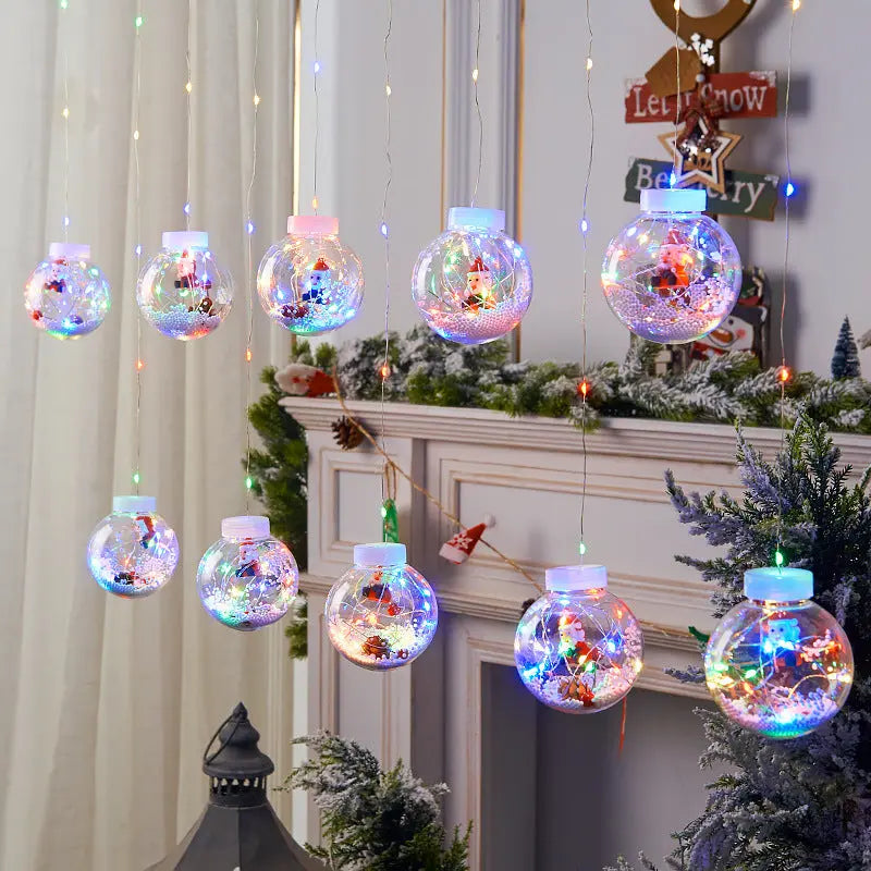 Window Decoration Christmas Light Room | LED Curtain Lamp