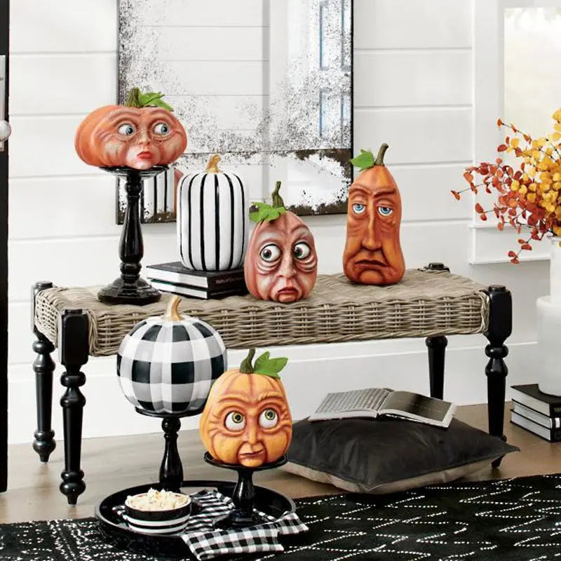 Halloween Pumpkin Decoration Combo – 6 Piece Venue & Garden Props