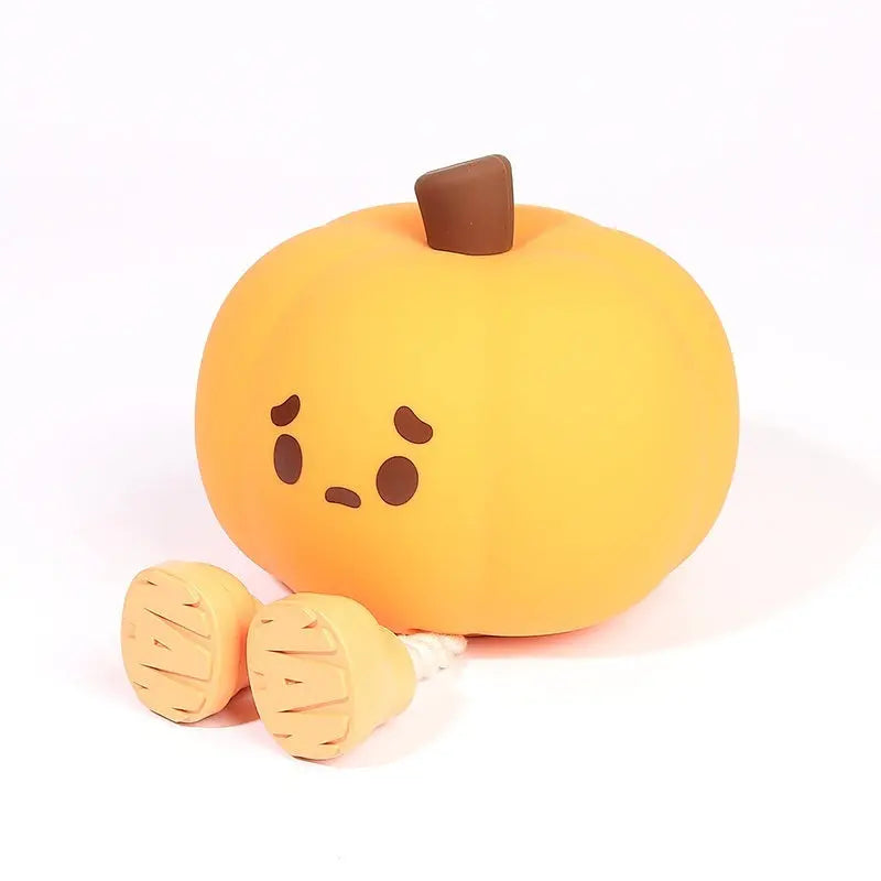 Pumpkin Silicone Night Lamp Cute Halloween Pat Light Festaan